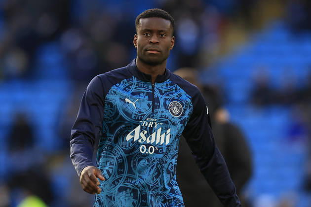 Manchester City v Wolverhampton Wanderers, Premier League Marc Guehi (15) of Manchester City ahead of the Premier League match between Manchester City and Wolverhampton Wanderers at the Etihad Stadium, Manchester, UK on 24 January 2026. Manchester Etihad Stadium Manchester UK Editorial use only DataCo restrictions apply See www.football-dataco.com , Copyright: xConorxMolloyx PSI-23610-0160