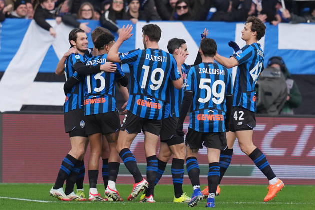 Atalanta™s Marten de Roon celebrates after scoring 2-0 during the Serie A soccer match between Atalanta and Parma at the New Balance Stadium in Bergamo , north Italy - Sunday , January 25 , 2026. - Soccer . Copyright: xSpada LaPressex