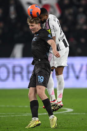 Cm Torino 25 01 2026 - campionato di calcio serie A Juventus-Napoli foto Cristiano Mazzi Image nella foto: Rasmus Hojlund-Gleison Bremer