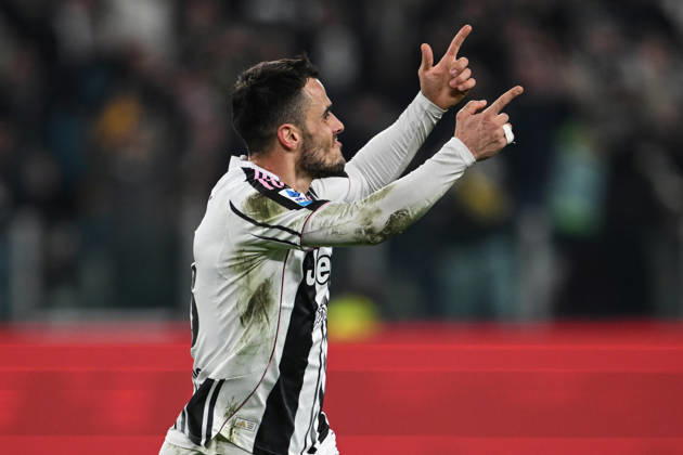 Cm Torino 25 01 2026 - campionato di calcio serie A Juventus-Napoli foto Cristiano Mazzi Image nella foto: esultanza gol Filip Kostic