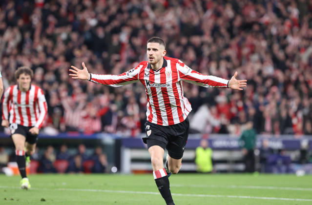 Athletic Club Bilbao vs Sporting CP 2025-26 UEFA Champions League, Bilbao, Spain, 28 January 2026. Oihan Sancet (Athletic Club) celebrates after scoring his team s first goal, Credit:Juan Lazkano Photobilbao Avalon Bilbao, Basque Country, Spain Copyright: xJuanxLazkanoxPhotobilbaox xAvalonx 1070078503