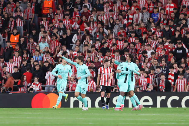 Athletic Club Bilbao vs Sporting CP 2025-26 UEFA Champions League, Bilbao, Spain, 28 January 2026. Daniel Braganca (Sporting Portugal)celebrate after scoring his team s first goal, Credit:Juan Lazkano Photobilbao Avalon Bilbao, Basque Country, Spain Copyright: xJuanxLazkanoxPhotobilbaox xAvalonx 1070082823