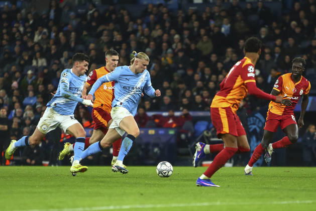 Manchester City v Galatasaray S.K., UEFA Champions League Erling Haaland of Manchester City in action during the Manchester City v Galatasaray S.K. UEFA Champions League MD8 match at the Etihad Stadium, Manchester, England on 28 January 2026 Credit: Luke Williams Every Second Media Editorial use only. All images are copyright Every Second Media Limited. No images may be reproduced without prior permission. Copyright: xIMAGO EveryxSecondxMediax ESM-1778-0059 LukexWilliamsx xEveryxSecondxMediax