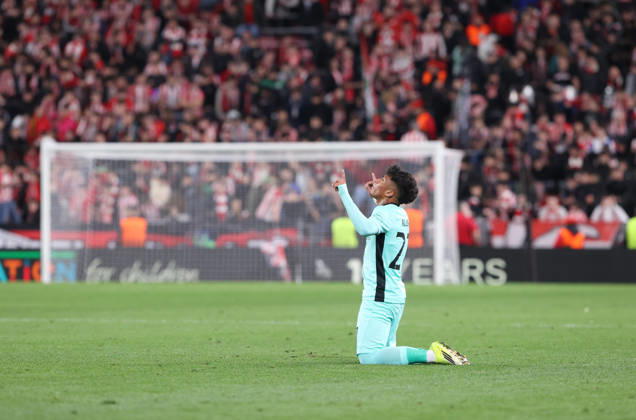 Athletic Club Bilbao vs Sporting CP 2025-26 UEFA Champions League, Bilbao, Spain, 28 January 2026. Alisson Santos (Sporting Portugal) celebrates after scoring his team s third goal, Credit:Juan Lazkano Photobilbao Avalon Bilbao, Basque Country, Spain Copyright: xJuanxLazkanoxPhotobilbaox xAvalonx 1070114708