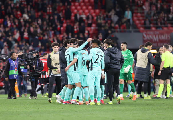 Athletic Club Bilbao vs Sporting CP 2025-26 UEFA Champions League, Bilbao, Spain, 28 January 2026. (Sporting Portugal) celebrates after wining, Credit:Juan Lazkano Photobilbao Avalon Bilbao, Basque Country, Spain Copyright: xJuanxLazkanoxPhotobilbaox xAvalonx 1070114722
