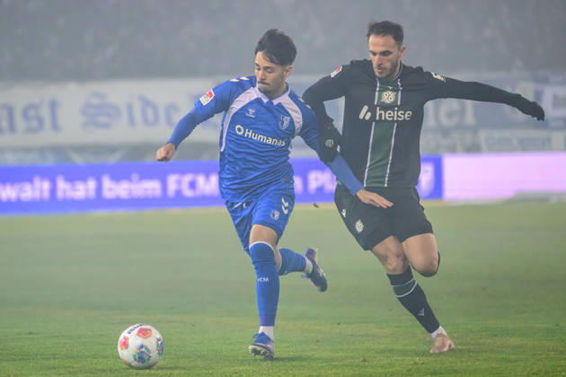 Football, Bundesliga 2, 1. FC Magdeburg - Hannover 96