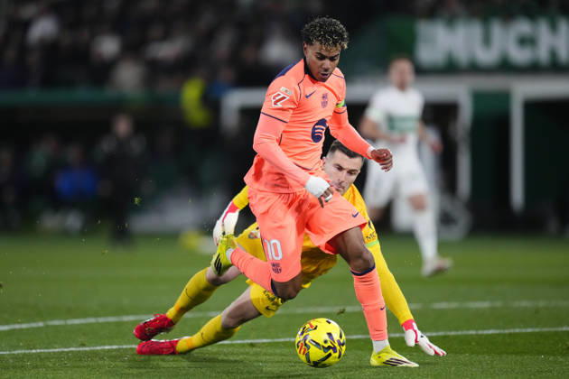 Football, Spain, FC Elche - FC Barcelona