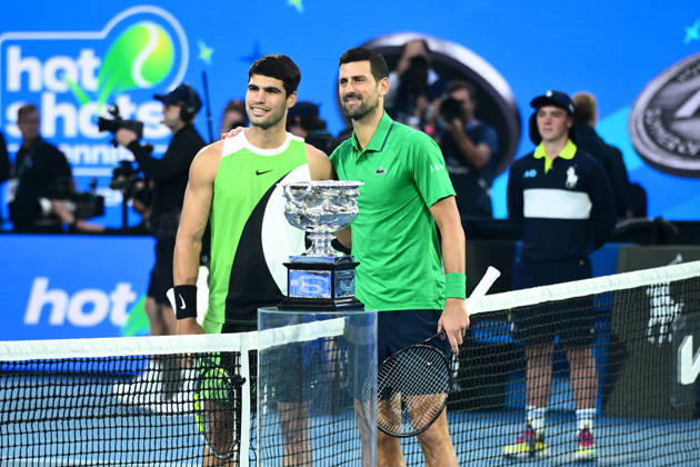 Tennis, Australian Open, Männer Finale, Carlos Alcaraz - Novak Djokovic