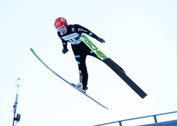 FIS NORDIC COMBINED WORLD CUP, Nordic Combined World Cup, Nordic Triple, Seefeld, ski jumping, ski jumping, women NOWAK Jenny GER in flight, flight photo, jump, submission