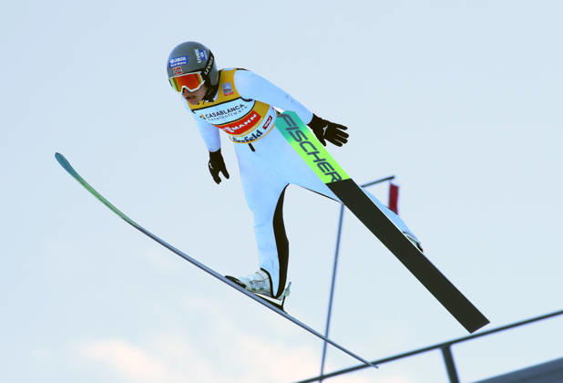 FIS NORDIC COMBINED WORLD CUP, Nordic Combined World Cup, Nordic Triple, Seefeld, ski jumping, ski jumping, women HAGEN Ida Marie NOR in flight, flight photo, jump, submission