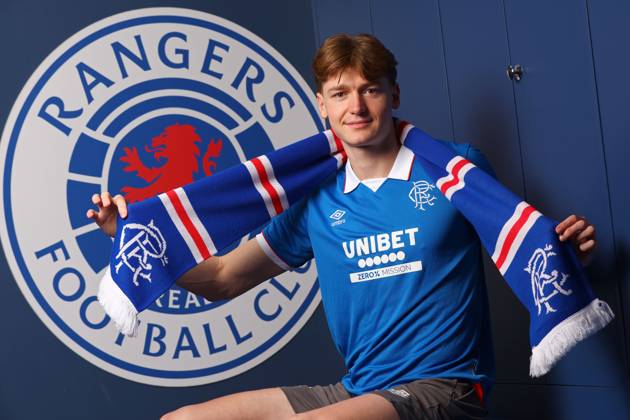 Football, Glasgow Rangers, new signing Ryan Naderi from FC Hansa Rostock