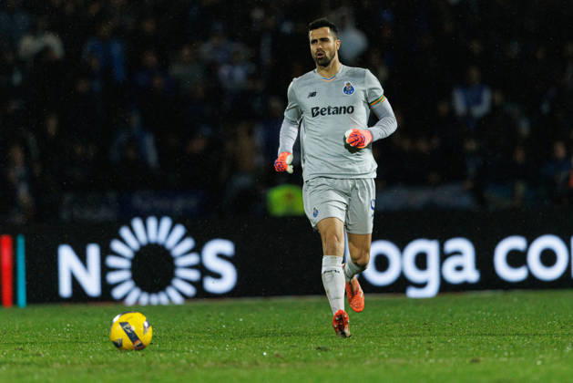 Diogo Costa seen during Liga Portugal game between Casa Pia AC and FC Porto (Maciej Rogowski Ball Raw Images) Rio Maior Estadio Municipal Rio Maior Portugal Copyright: xMaciejxRogowskix maciejrogowski_casapia_fcporto_2526-096