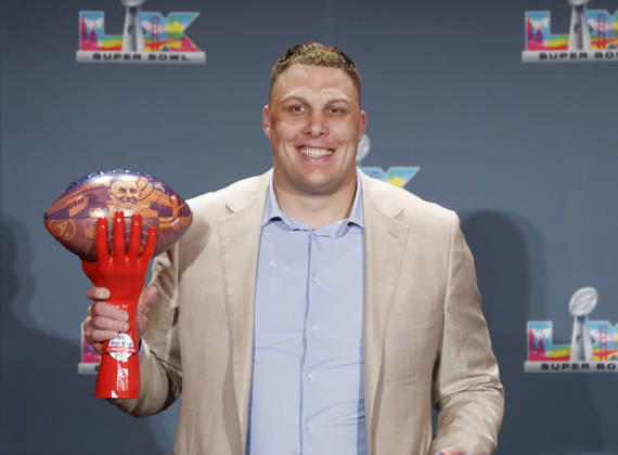 American Football, NFL, Super Bowl LX, Garett Bolles erhält Community Award der NFLPA