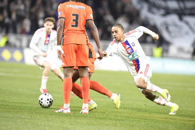 Football : Olympique lyonnais vs Stade LAVAL- French Cup - 04 02 2026 NARTEY Noah of Lyon during the French Cup match between Olympique Lyonnais and Stade LAVAL at Groupama Stadium Decines Charpieu Lyon on February 04 2026 , France LYONFrance  Copyright: xMouradxALLILIx