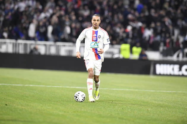 Football : Olympique lyonnais vs Stade LAVAL- French Cup - 04 02 2026 NARTEY Noah of Lyon during the French Cup match between Olympique Lyonnais and Stade LAVAL at Groupama Stadium Decines Charpieu Lyon on February 04 2026 , France LYONFrance  Copyright: xMouradxALLILIx