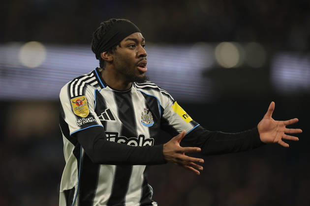 Manchester City v Newcastle United, EFL Cup, Semi Final Second Leg Anthony Elanga (20) of Newcastle United celebrates scoring to make it 3-1 during the EFL Cup semi-final 2nd leg match between Manchester City and Newcastle United at the Etihad Stadium, Manchester, UK on 4 February 2026. Manchester Etihad Stadium Manchester UK Editorial use only DataCo restrictions apply See www.football-dataco.com , Copyright: xConorxMolloyx PSI-23683-0054