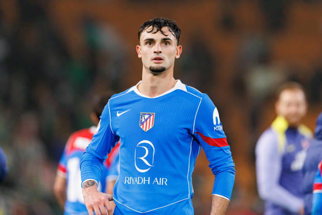 Marc Pubill seen during Copa Del Rey quarterfinal game between teams of Real Betis Balompie and Atletico de Madrid (Maciej Rogowski Ball Raw Images) Seville Estadio La Cartuja Spain Copyright: xMaciejxRogowskix maciejrogowski_betis_atletico_2526_ROG3885