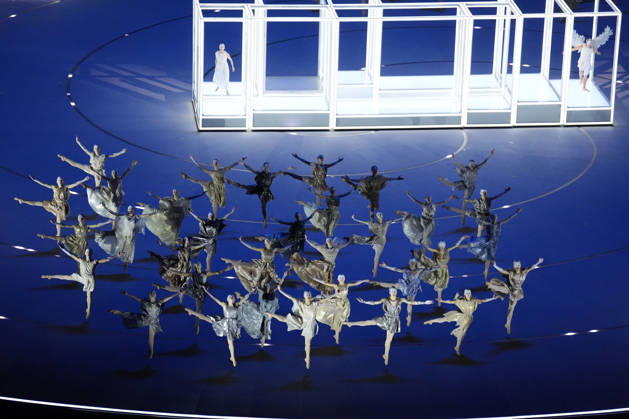Milano Cortina 2026, Milan, Italy, 06.02, 2026, MiCo2026, MiCo, 2026, Olympics, Olympic, Winter Olympic, Olympic Winter games, Winterspiele,Spiele, Summer games Opening Ceremony of the Milano Cortina 2026 Olympic Winter Games in Milan, Italy, 06.02.2026. Photo: Roman Koksarov (RKF) Milan Italy Copyright: xRomanxKoksarovx DSC04326