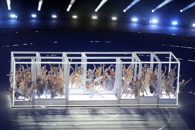 Milano Cortina 2026, Milan, Italy, 06.02, 2026, MiCo2026, MiCo, 2026, Olympics, Olympic, Winter Olympic, Olympic Winter games, Winterspiele,Spiele, Summer games Opening Ceremony of the Milano Cortina 2026 Olympic Winter Games in Milan, Italy, 06.02.2026. Photo: Roman Koksarov (RKF) Milan Italy Copyright: xRomanxKoksarovx DSC04329