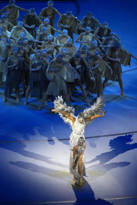 Milano Cortina 2026, Milan, Italy, 06.02, 2026, MiCo2026, MiCo, 2026, Olympics, Olympic, Winter Olympic, Olympic Winter games, Winterspiele,Spiele, Summer games Opening Ceremony of the Milano Cortina 2026 Olympic Winter Games in Milan, Italy, 06.02.2026. Photo: Roman Koksarov (RKF) Milan Italy Copyright: xRomanxKoksarovx DSC01031