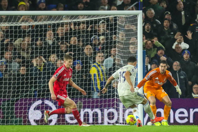 Leeds United v Nottingham Forest, Premier League Noah Okafor Of Leeds United scores a GOAL 2-0 during the Leeds United v Nottingham Forest Premier League match at Elland Road, Leeds, England on 6 February 2026 Credit: Lee Keuneke Every Second Media Editorial use only. All images are copyright Every Second Media Limited. No images may be reproduced without prior permission. All rights reserved. Premier League and Football League images are subject to licensing agreements with Football DataCo Limited. see https: www.football-dataco.com Copyright: xIMAGO EveryxSecondxMediax ESM-1788-0034 LeexKeunekex xEveryxSecondxMediax