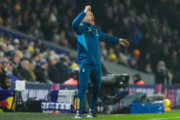 Leeds United v Nottingham Forest, Premier League Sean Dyche Manager Of Nottingham Forest reacts during the Leeds United v Nottingham Forest Premier League match at Elland Road, Leeds, England on 6 February 2026 Credit: Lee Keuneke Every Second Media Editorial use only. All images are copyright Every Second Media Limited. No images may be reproduced without prior permission. All rights reserved. Premier League and Football League images are subject to licensing agreements with Football DataCo Limited. see https: www.football-dataco.com Copyright: xIMAGO EveryxSecondxMediax ESM-1788-0040 LeexKeunekex xEveryxSecondxMediax