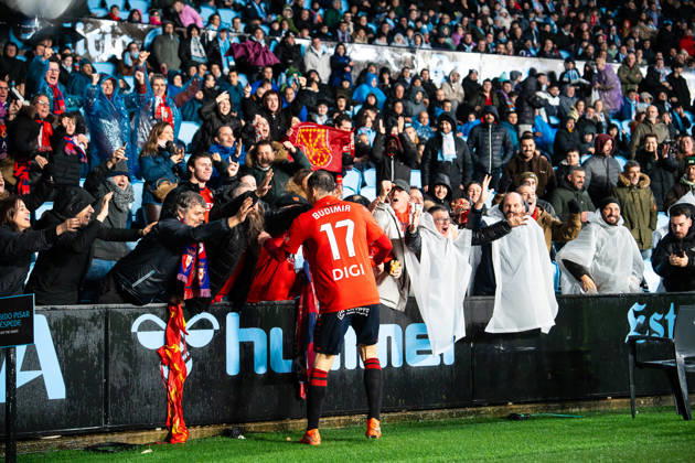 ESP: RC Celta and CA Osasuna. La Liga EA Sports. Date 23 Ante Budimir of CA Osasuna celebrates after scoring goal during the La Liga EA Sports match between RC Celta and CA Osasuna played at Abanca Balaidos Stadium on February 6, 2026 in Vigo, Spain. kpng Copyright: xPedroxMinax xPRESSINx PM_260206_CEL_OSA_2526_007