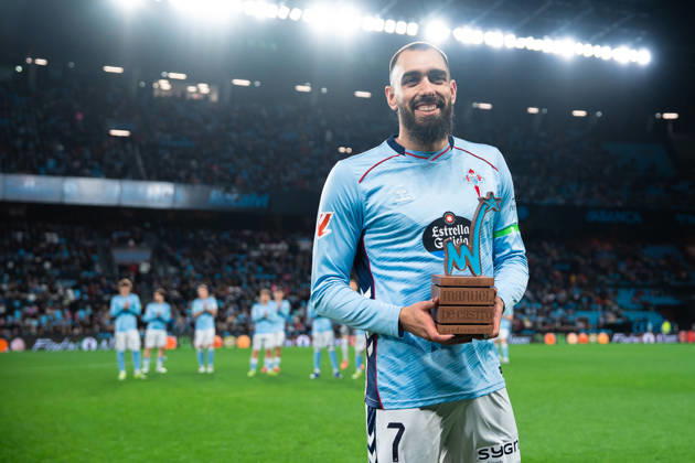 ESP: RC Celta and CA Osasuna. La Liga EA Sports. Date 23 Borja Iglesias of RC Celta during the La Liga EA Sports match between RC Celta and CA Osasuna played at Abanca Balaidos Stadium on February 6, 2026 in Vigo, Spain. kpng Copyright: xPedroxMinax xPRESSINx PM_260206_CEL_OSA_2526_012