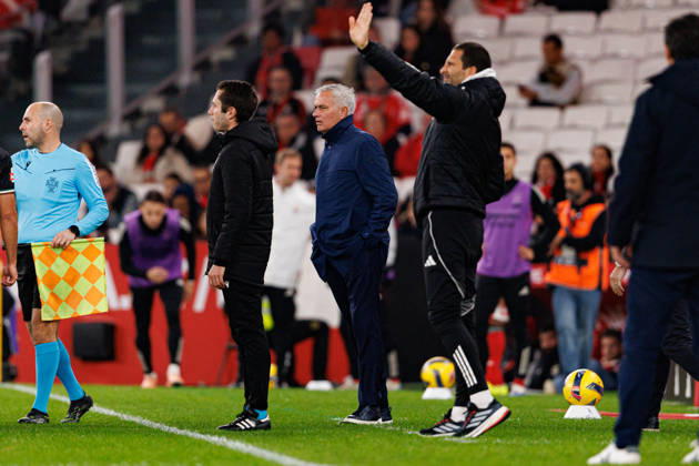 Jose Mourinho seen during Liga Portugal game between SL Benfica and CF Estrela Amadora (Maciej Rogowski Ball Raw Images) Lisbon Estadio da Luz Portugal Copyright: xMaciejxRogowskix maciejrogowski_slbenfica_estrela_2526_3-215