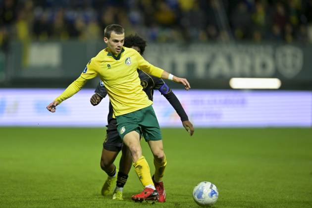 SITTARD , 17-01-2026 , Fortuna Sittard Stadium , season 2025 2026 , Dutch Eredivisie football , match between Fortuna Sittard and Sparta , picture shows , Fortuna Sittard player Edouard Michut Fortuna Sittard - Sparta x201377538x Copyright: