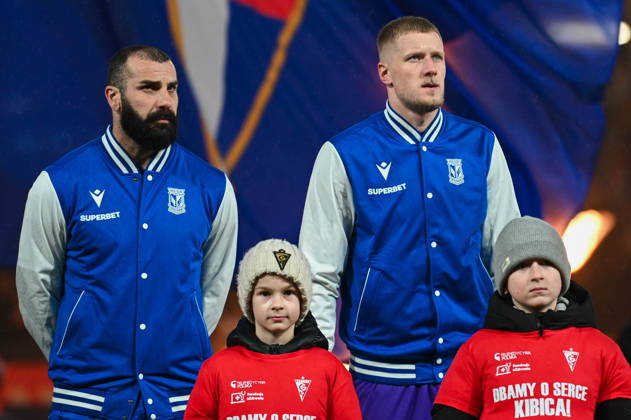 RECORD DATE NOT STATED ZABRZE 07.02.2026 MECZ 20. KOLEJKA PKO BP EKSTRAKLASA SEZON 2025 26 --- POLISH FOOTBALL TOP LEAGUE MATCH IN ZABRZE: GORNIK ZABRZE - LECH POZNAN MIKAEL ISHAK BARTOSZ MROZEK FOT.WIKTOR FARYNA 400MM.PL NEWSPIX.PL --- newspix.pl