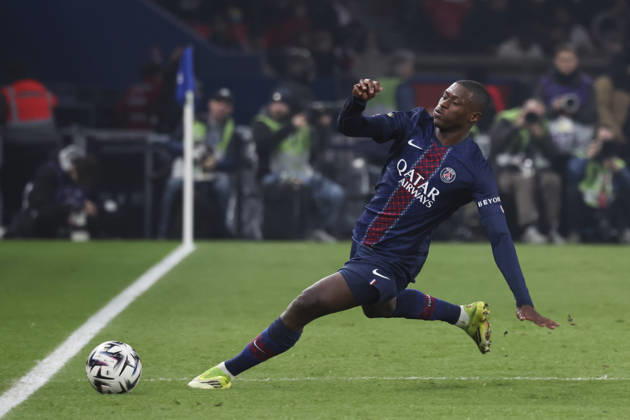 FOOTBALL : Paris Saint Germain Vs Olympique de Marseille - Ligue 1 - 08 02 2026 Nuno Mendes (PSG) ParisFrance  Copyright: xMichaelxBaucherx