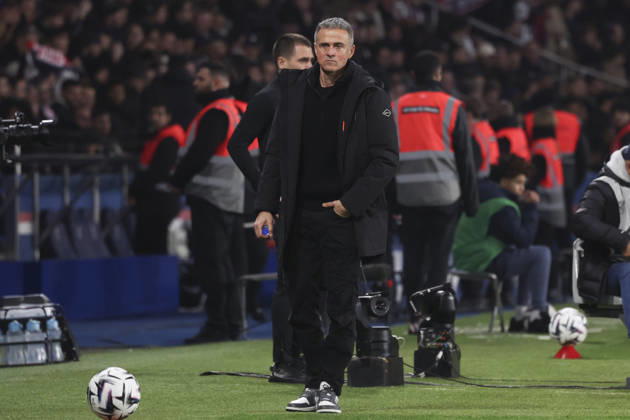 FOOTBALL : Paris Saint Germain Vs Olympique de Marseille - Ligue 1 - 08 02 2026 Luis Enrique (PSG) ParisFrance  Copyright: xMichaelxBaucherx