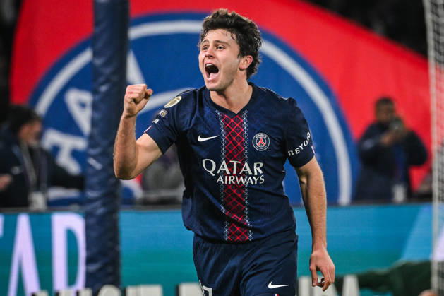 February 8, 2026, Paris, France, France: Joao NEVES of PSG celebrates his goal during the Ligue 1 match between Paris Saint-Germain (PSG) and Olympique de Marseille (OM) at Parc des Princes Stadium on February 08, 2026 in Paris, France. Paris France - ZUMAm308 20260208_zsp_m308_012 Copyright: xMatthieuxMirvillex