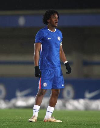 . - Chelsea U18 v Manchester City U18, FA Youth Cup, Fifth Round, Kingsmeadow Stadium, Kingston Upon Thames, London, UK - 9th February 2026. Daniel Weir Crystal Pix Daniel Weir Crystal Pix Shumaira Mheuka of Chelsea U18. - Chelsea U18 v Manchester City U18, FA Youth Cup, Fifth Round, Kingsmeadow Stadium, Kingston Upon Thames, London, UK - 9th February 2026. Daniel Weir Crystal Pix London Kingsmeadow Stadium UK Copyright: xDanielxWeirx CP_Chelsea_U18_Manchester_City_U18_FA_Youth_Cup_090226_DW03