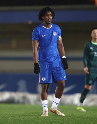 . - Chelsea U18 v Manchester City U18, FA Youth Cup, Fifth Round, Kingsmeadow Stadium, Kingston Upon Thames, London, UK - 9th February 2026. Daniel Weir Crystal Pix Daniel Weir Crystal Pix Shumaira Mheuka of Chelsea U18. - Chelsea U18 v Manchester City U18, FA Youth Cup, Fifth Round, Kingsmeadow Stadium, Kingston Upon Thames, London, UK - 9th February 2026. Daniel Weir Crystal Pix London Kingsmeadow Stadium UK Copyright: xDanielxWeirx CP_Chelsea_U18_Manchester_City_U18_FA_Youth_Cup_090226_DW04
