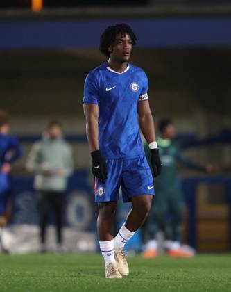. - Chelsea U18 v Manchester City U18, FA Youth Cup, Fifth Round, Kingsmeadow Stadium, Kingston Upon Thames, London, UK - 9th February 2026. Daniel Weir Crystal Pix Daniel Weir Crystal Pix Shumaira Mheuka of Chelsea U18. - Chelsea U18 v Manchester City U18, FA Youth Cup, Fifth Round, Kingsmeadow Stadium, Kingston Upon Thames, London, UK - 9th February 2026. Daniel Weir Crystal Pix London Kingsmeadow Stadium UK Copyright: xDanielxWeirx CP_Chelsea_U18_Manchester_City_U18_FA_Youth_Cup_090226_DW09