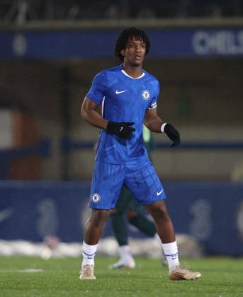 . - Chelsea U18 v Manchester City U18, FA Youth Cup, Fifth Round, Kingsmeadow Stadium, Kingston Upon Thames, London, UK - 9th February 2026. Daniel Weir Crystal Pix Daniel Weir Crystal Pix Shumaira Mheuka of Chelsea U18. - Chelsea U18 v Manchester City U18, FA Youth Cup, Fifth Round, Kingsmeadow Stadium, Kingston Upon Thames, London, UK - 9th February 2026. Daniel Weir Crystal Pix London Kingsmeadow Stadium UK Copyright: xDanielxWeirx CP_Chelsea_U18_Manchester_City_U18_FA_Youth_Cup_090226_DW10