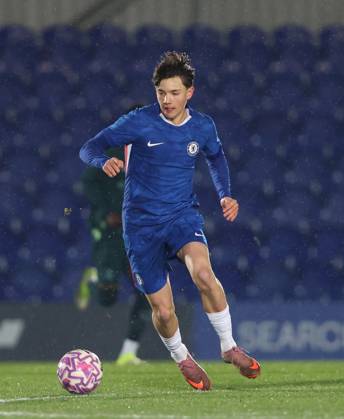 . - Chelsea U18 v Manchester City U18, FA Youth Cup, Fifth Round, Kingsmeadow Stadium, Kingston Upon Thames, London, UK - 9th February 2026. Daniel Weir Crystal Pix Daniel Weir Crystal Pix Reggie Walsh of Chelsea U18. - Chelsea U18 v Manchester City U18, FA Youth Cup, Fifth Round, Kingsmeadow Stadium, Kingston Upon Thames, London, UK - 9th February 2026. Daniel Weir Crystal Pix London Kingsmeadow Stadium UK Copyright: xDanielxWeirx CP_Chelsea_U18_Manchester_City_U18_FA_Youth_Cup_090226_DW11