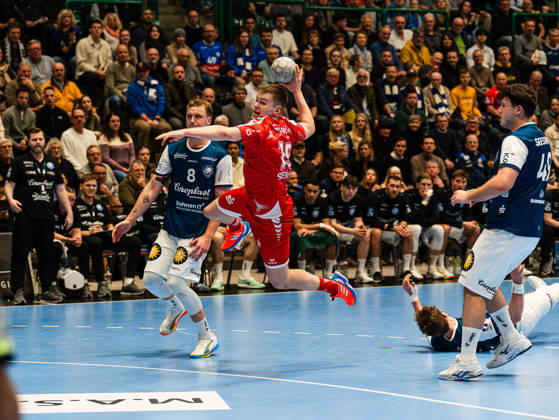 Reynir Thor Stefansson MT Melsungen, 19 on goal Bergischer HC vs MT Melsungen, Handball, 1 Bundesliga, Matchday 20, Season 2025 2026, 11 02 2026 Bergischer HC vs MT Melsungen, Handball, 1 Bundesliga, Matchday 20, Season 2025 2026, 11 02 2026 Wuppertal Copyright: xEibner-Pressefoto DamianxKruczynx EP_DKI