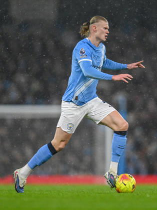 Manchester City v Fulham Premier League Erling Haland of Manchester City during the Premier League match at the Etihad Stadium, Manchester 11 02 2026 UK Newspapers OUT Copyright: xKarlxVallantinex FIL-22960-0040