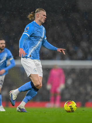 Manchester City v Fulham Premier League Erling Haland of Manchester City during the Premier League match at the Etihad Stadium, Manchester 11 02 2026 UK Newspapers OUT Copyright: xKarlxVallantinex FIL-22960-0043