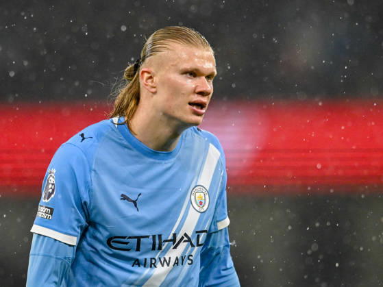 Manchester City v Fulham Premier League Erling Haland of Manchester City during the Premier League match at the Etihad Stadium, Manchester 11 02 2026 UK Newspapers OUT Copyright: xKarlxVallantinex FIL-22960-0044
