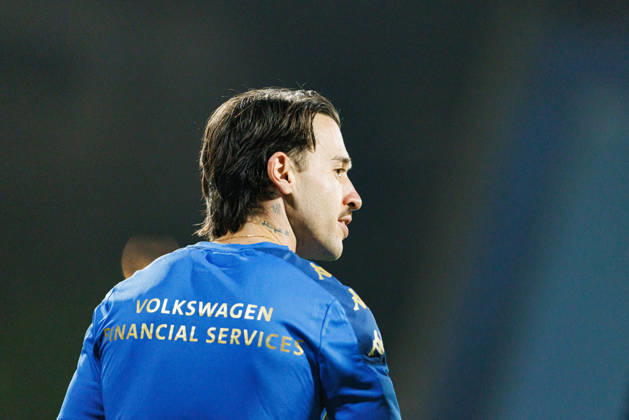 Ricard Sanchez seen during Liga Portugal game between teams of GD Estoril Praia and Vitoria SC at Estadio Antonio Coimbra da Mota (Maciej Rogowski Ball Raw Images) Estoril Estadio Antonio Coimbra da Mota Portugal Copyright: xMaciejxRogowskix maciejrogowski_estoril_vitoriasc_2526-069