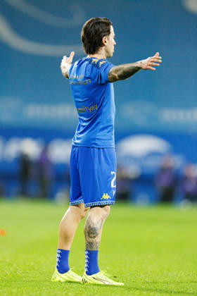 Ricard Sanchez seen during Liga Portugal game between teams of GD Estoril Praia and Vitoria SC at Estadio Antonio Coimbra da Mota (Maciej Rogowski Ball Raw Images) Estoril Estadio Antonio Coimbra da Mota Portugal Copyright: xMaciejxRogowskix maciejrogowski_estoril_vitoriasc_2526-073