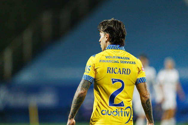 Ricard Sanchez seen during Liga Portugal game between teams of GD Estoril Praia and Vitoria SC at Estadio Antonio Coimbra da Mota (Maciej Rogowski Ball Raw Images) Estoril Estadio Antonio Coimbra da Mota Portugal Copyright: xMaciejxRogowskix maciejrogowski_estoril_vitoriasc_2526-175