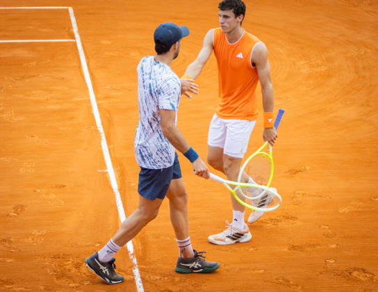TENNIS - Internazionali di Tennis - Argentina Open 2026 ATP, Tennis Herren 250 Buenos Aires Argentinian player Juan Manuel Cerundolo and Mariano Kestelboim doubles players at ATP 250 Argentina Open 2026 (in Buenos Aires Lawn Tennis Club) during Argentina Open 2026 ATP 250 Buenos Aires , International Tennis match in Buenos Aires, Argentina, February 11 2026 Buenos Aires Argentina  Copyright: xIPAxSport ABACAx