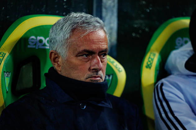 Jose Mourinho seen during Liga Portugal game between CD Tondela and SL Benfica (Maciej Rogowski Ball Raw Images) Tondela Estadio Joao Cardoso Portugal Copyright: xMaciejxRogowskix maciejrogowski_tondela_benfica_2526-074