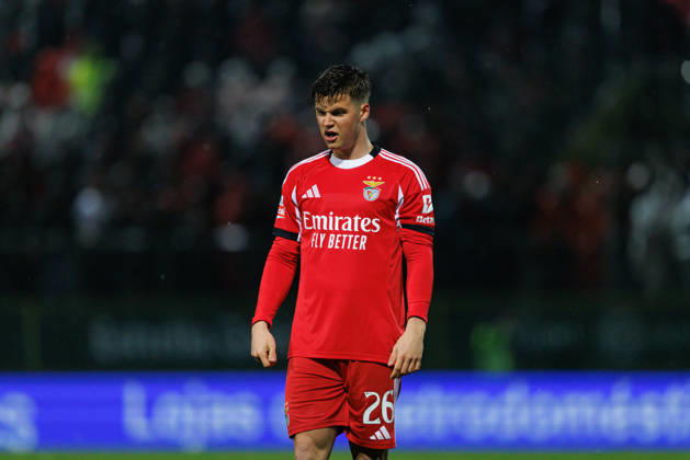 Samuel Dahl seen during Liga Portugal game between CD Tondela and SL Benfica (Maciej Rogowski Ball Raw Images) Tondela Estadio Joao Cardoso Portugal Copyright: xMaciejxRogowskix maciejrogowski_tondela_benfica_2526-128