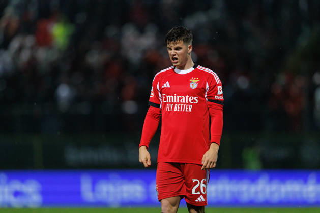 Samuel Dahl seen during Liga Portugal game between CD Tondela and SL Benfica (Maciej Rogowski Ball Raw Images) Tondela Estadio Joao Cardoso Portugal Copyright: xMaciejxRogowskix maciejrogowski_tondela_benfica_2526-129